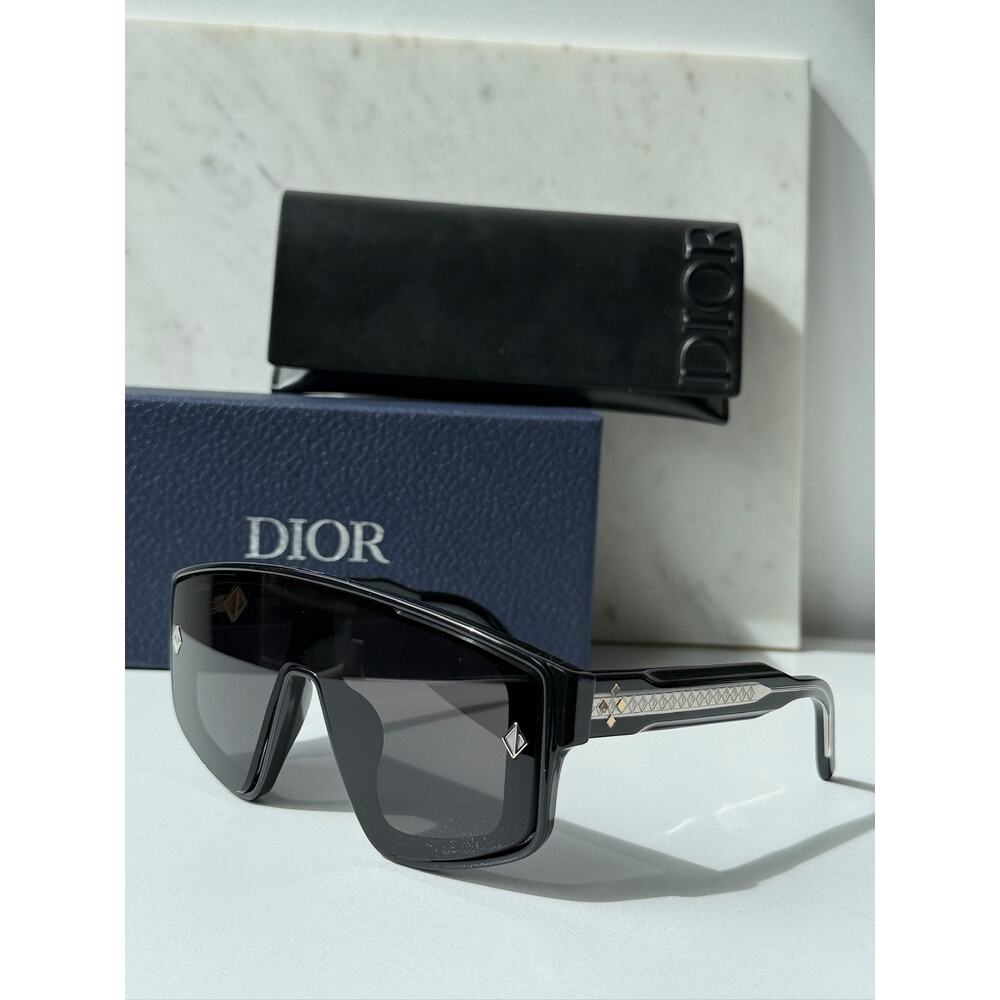 NEW Dior CD Diamond M1U Clip On Sunglasses in Black $740 - Picture 5 of 11